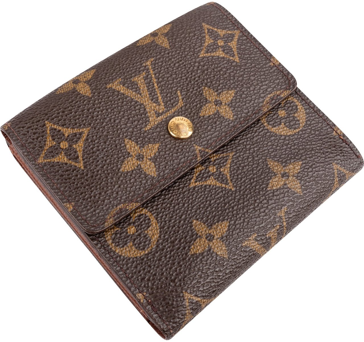 Louis Vuitton Monogram Canvas Elise Wallet Bruin
