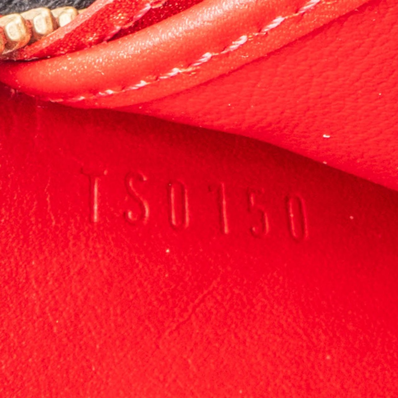 Louis Vuitton Monogram Vernis Leather Zippy Coin Purse Wallet Rood