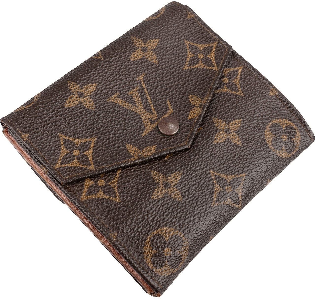 Louis Vuitton Monogram Canvas Elise Wallet Bruin