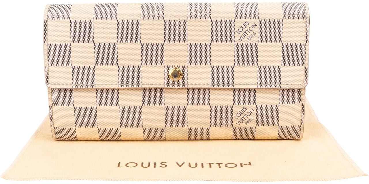 Louis Vuitton Monogram Damier Azur Sarah Wallet Divers