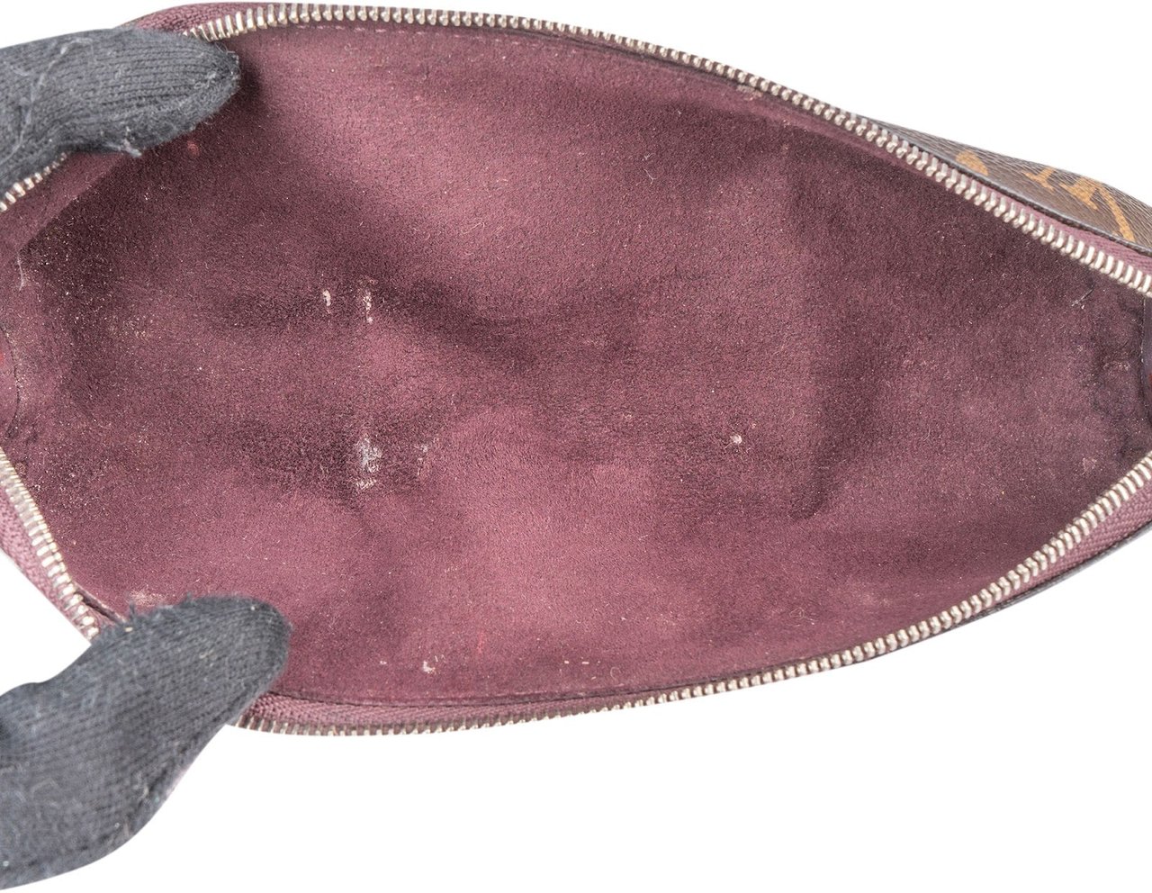 Louis Vuitton Monogram Canvas Pink Epi Leather Stylo Ronde Pencil Case Rood