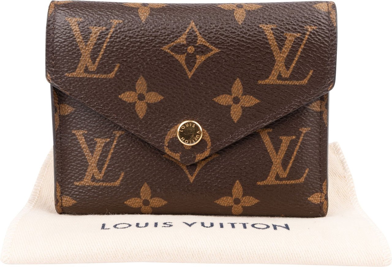 Louis Vuitton Monogram Canvas Victorine Wallet Bruin