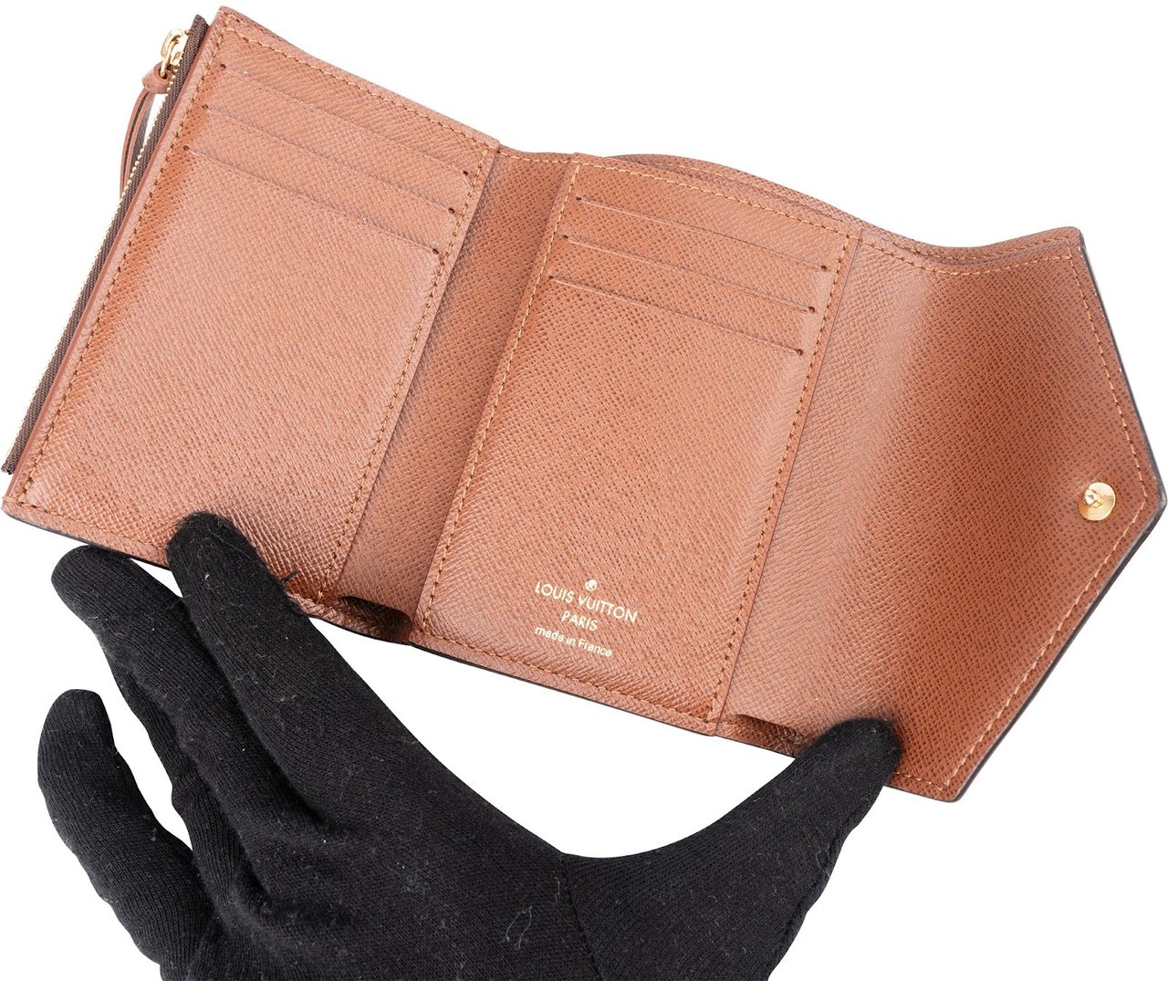 Louis Vuitton Monogram Canvas Victorine Wallet Bruin