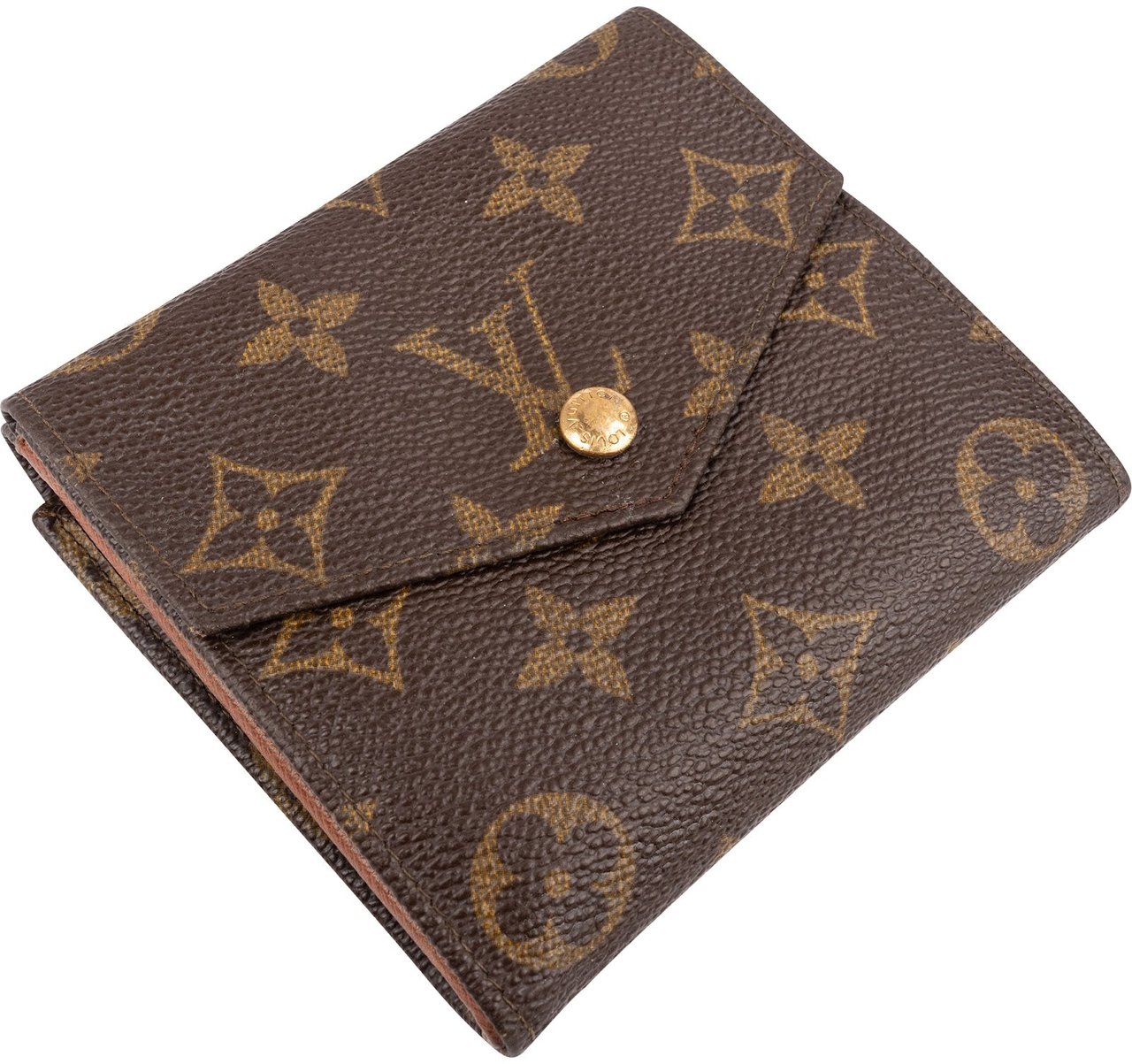 Louis Vuitton Monogram Canvas Elise Wallet Bruin