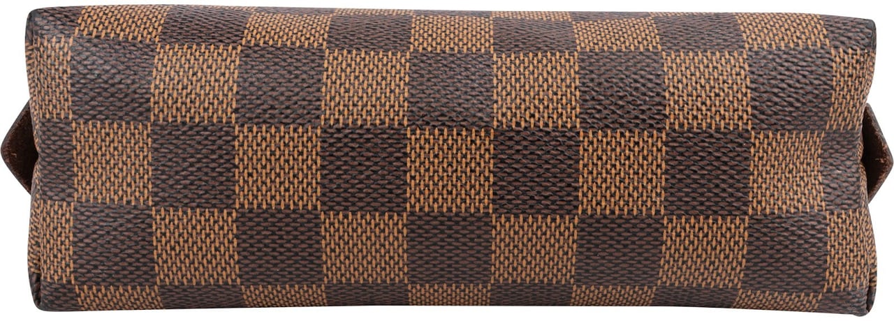 Louis Vuitton Monogram Damier Ebene Canvas Cosmetic Pouch PM Bruin