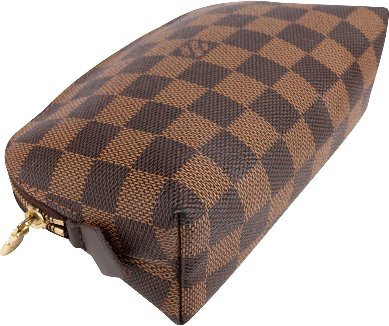 Louis Vuitton Monogram Damier Ebene Canvas Cosmetic Pouch PM Bruin