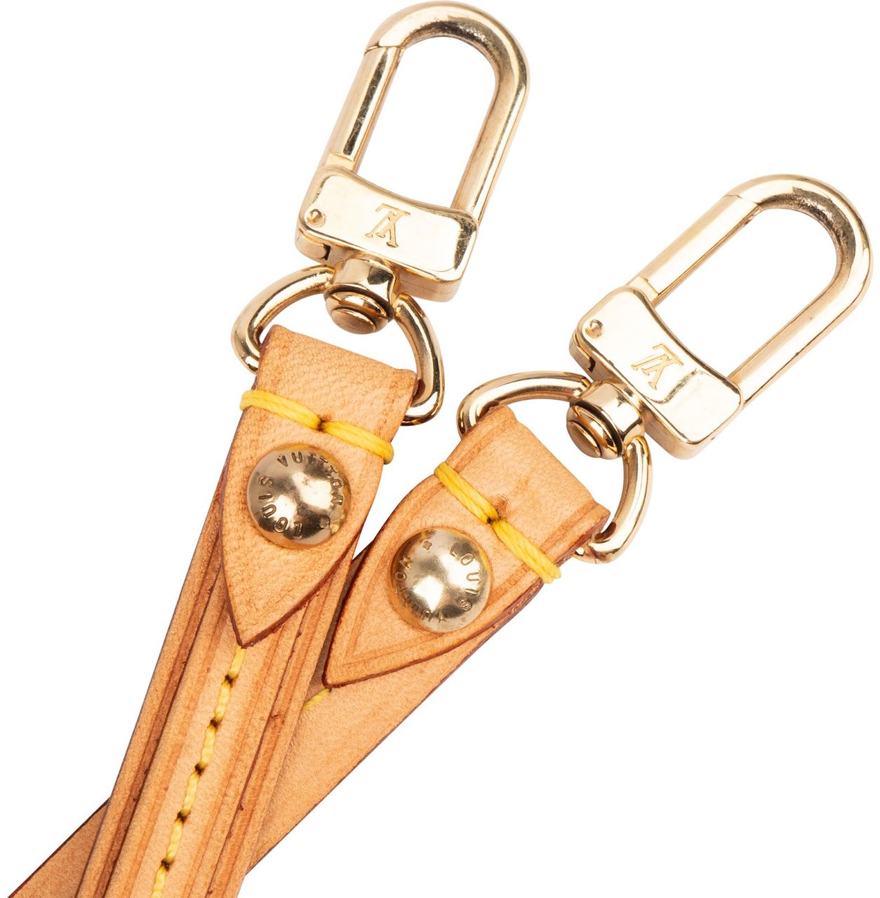 Louis Vuitton Vachetta Leather Bags Strap Bruin