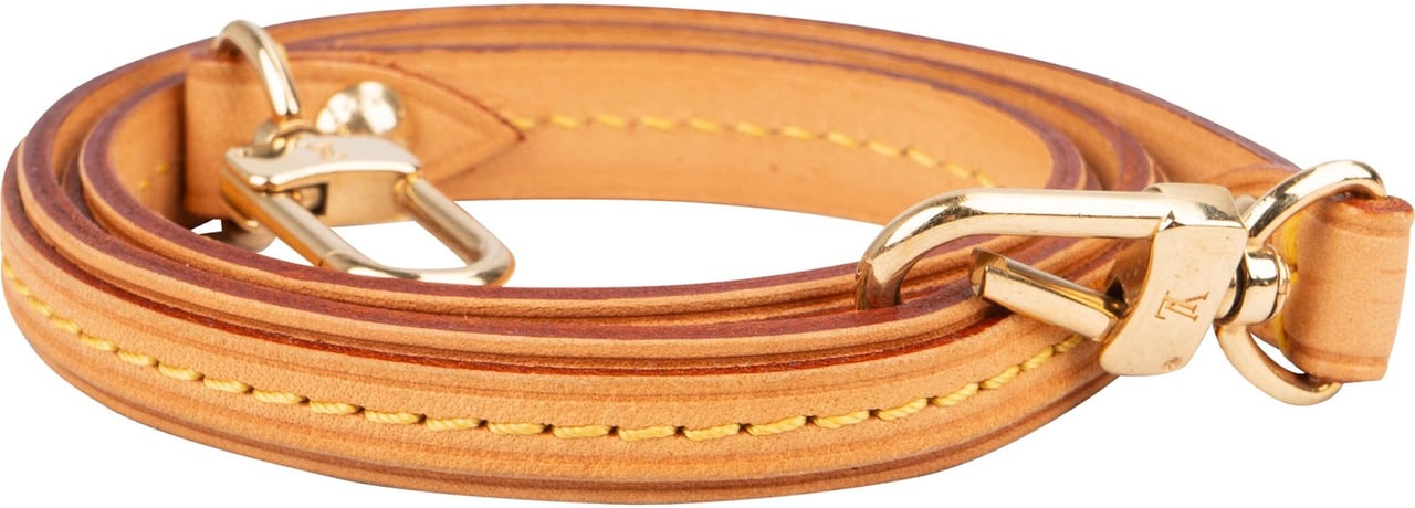 Louis Vuitton Vachetta Leather Bags Strap Bruin