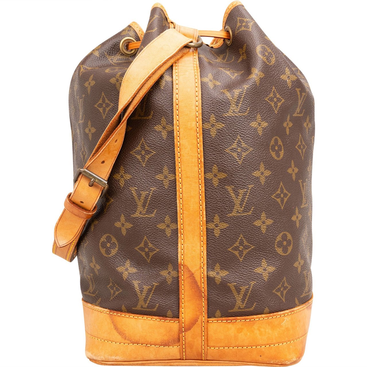 Louis Vuitton Monogram Canvas Sac Noé Grande Shoulder Bag Bruin