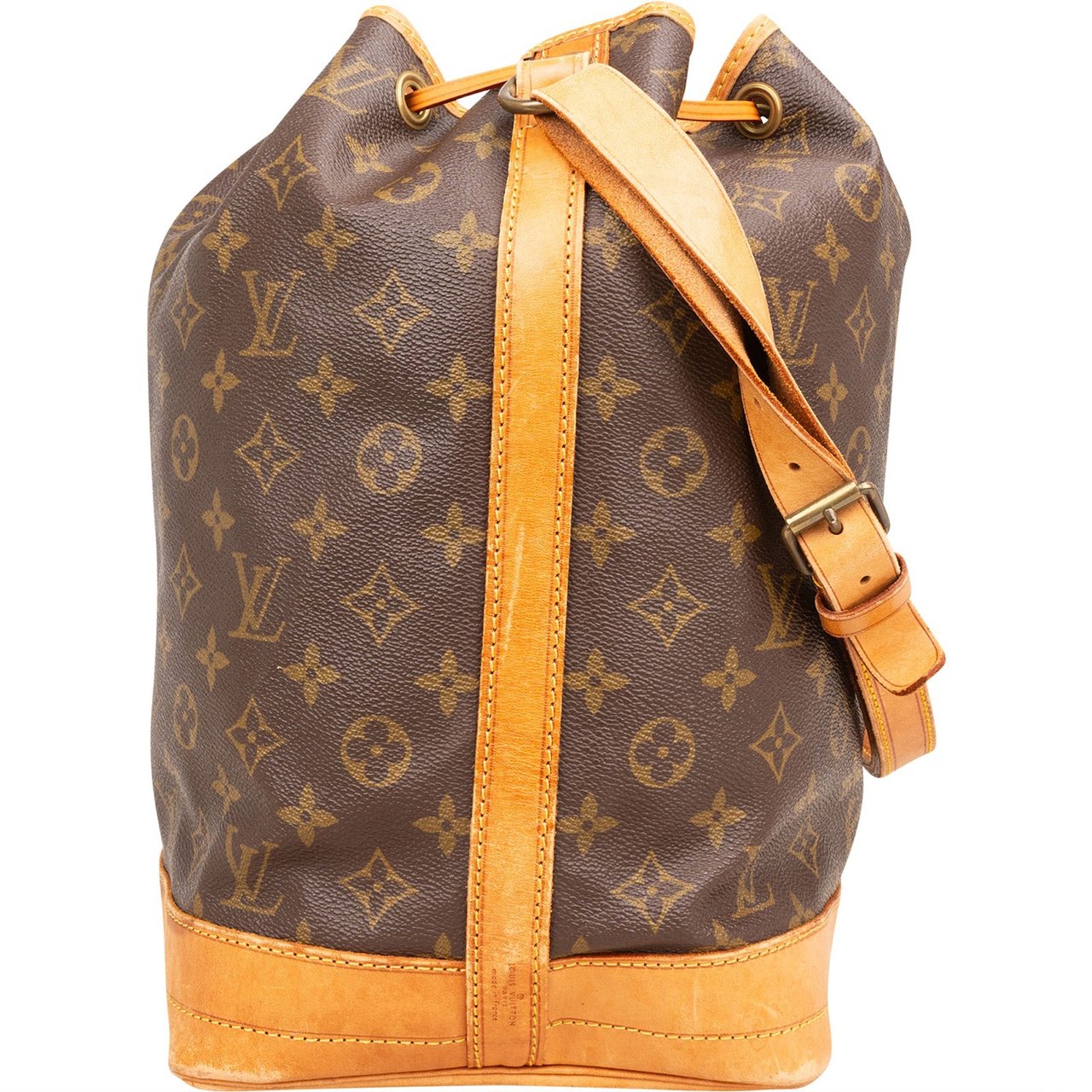 Louis Vuitton Monogram Canvas Sac Noé Grande Shoulder Bag Bruin