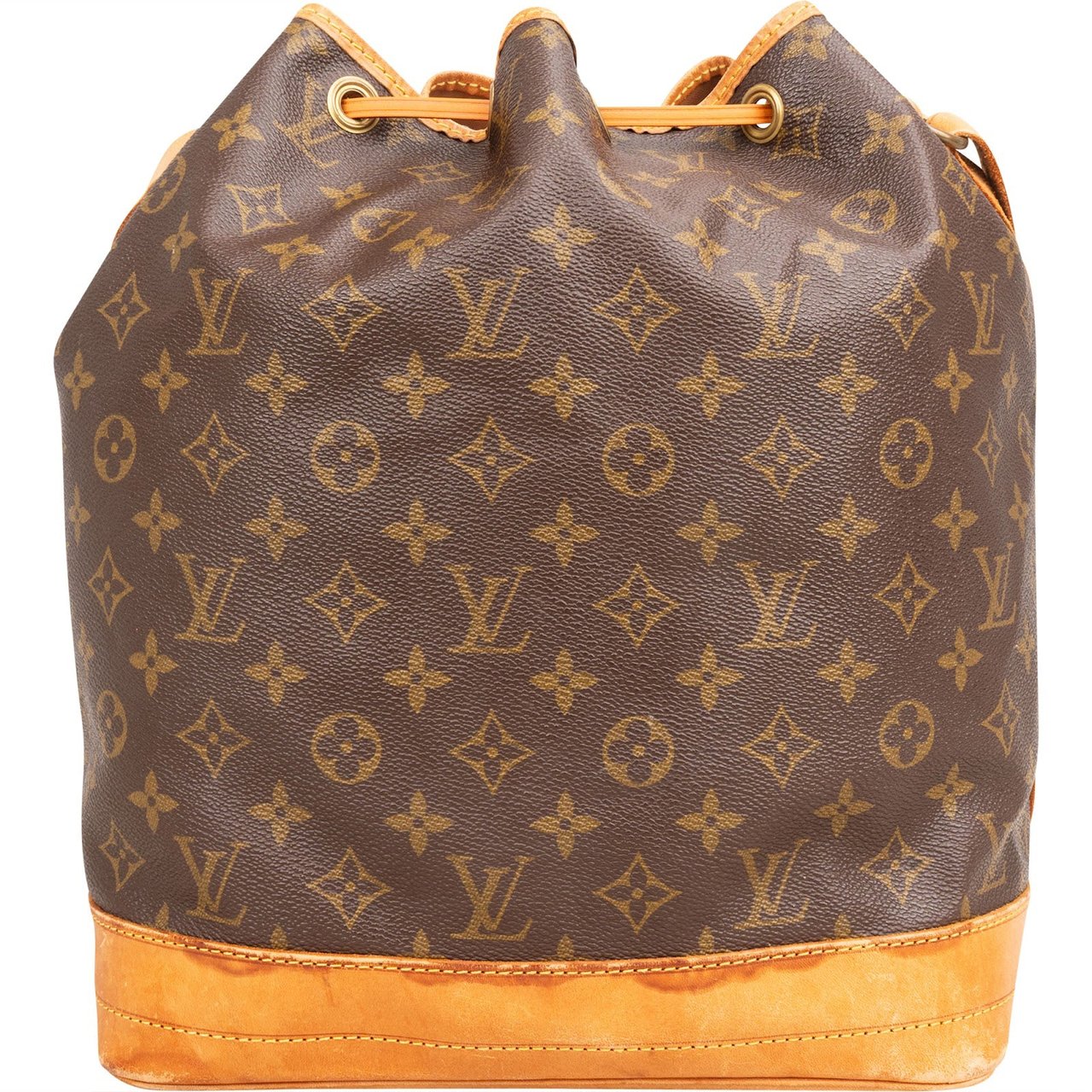 Louis Vuitton Monogram Canvas Sac Noé Grande Shoulder Bag Bruin