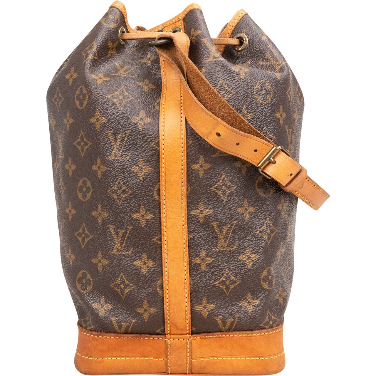 Louis Vuitton Monogram Canvas Sac Noé Grande Shoulder Bag Bruin