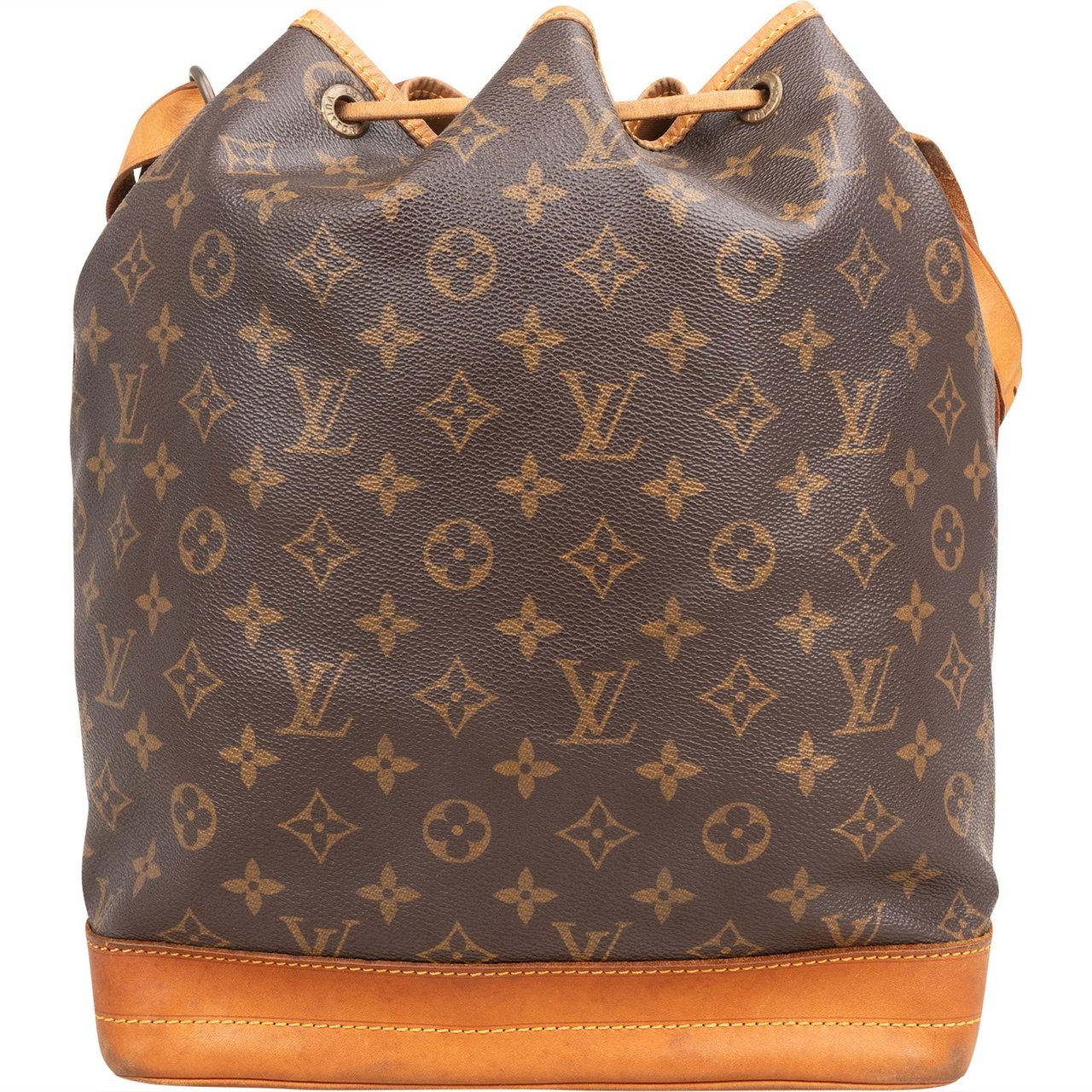 Louis Vuitton Monogram Canvas Sac Noé Grande Shoulder Bag Bruin