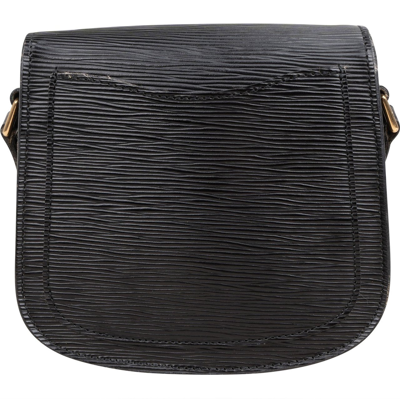 Louis Vuitton Noir Epi Leather Saint Cloud PM Crossbody Bag Zwart