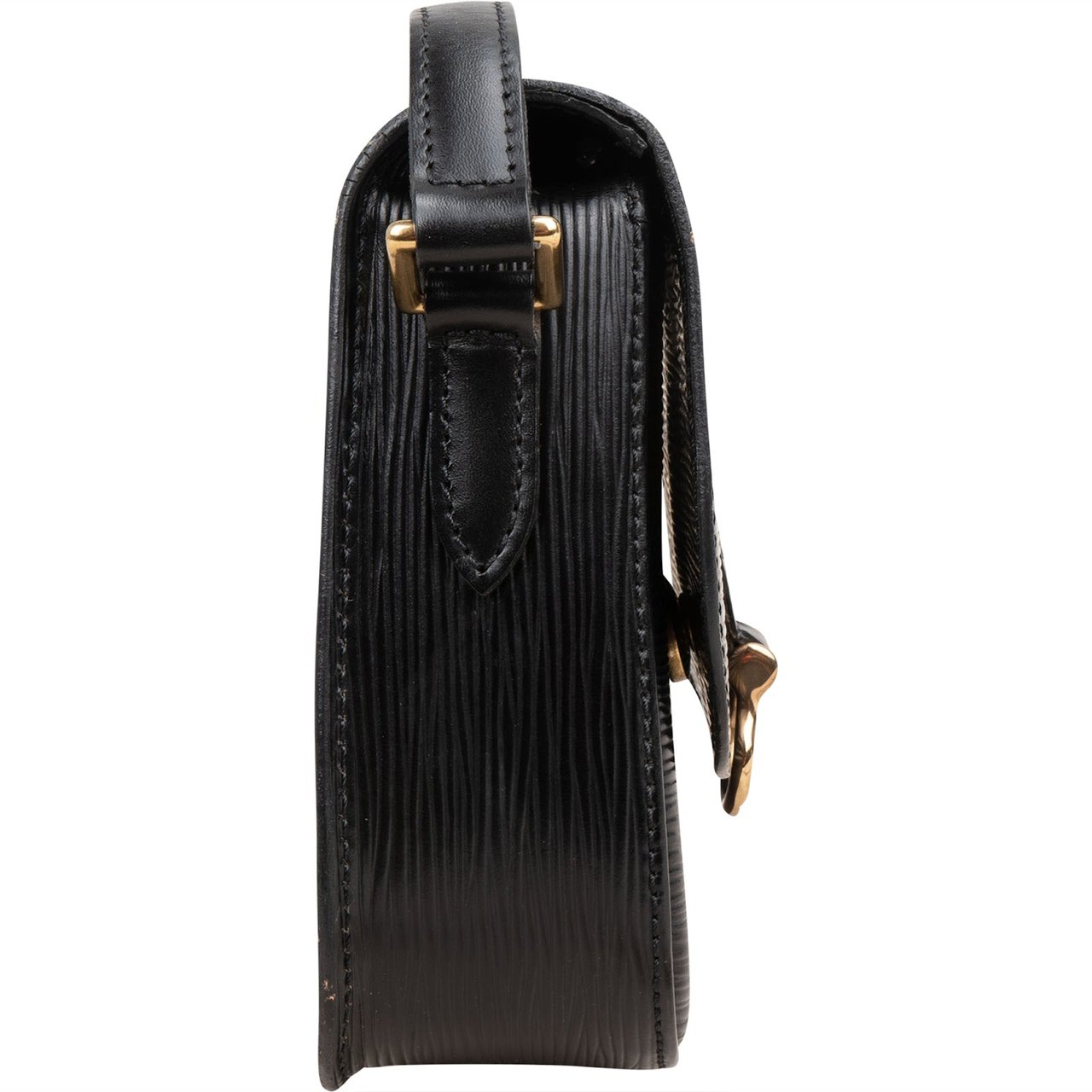 Louis Vuitton Noir Epi Leather Saint Cloud PM Crossbody Bag Zwart