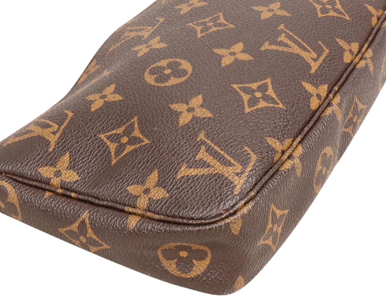 Louis Vuitton Monogram Canvas Pochette Accessoires Handbag Bruin