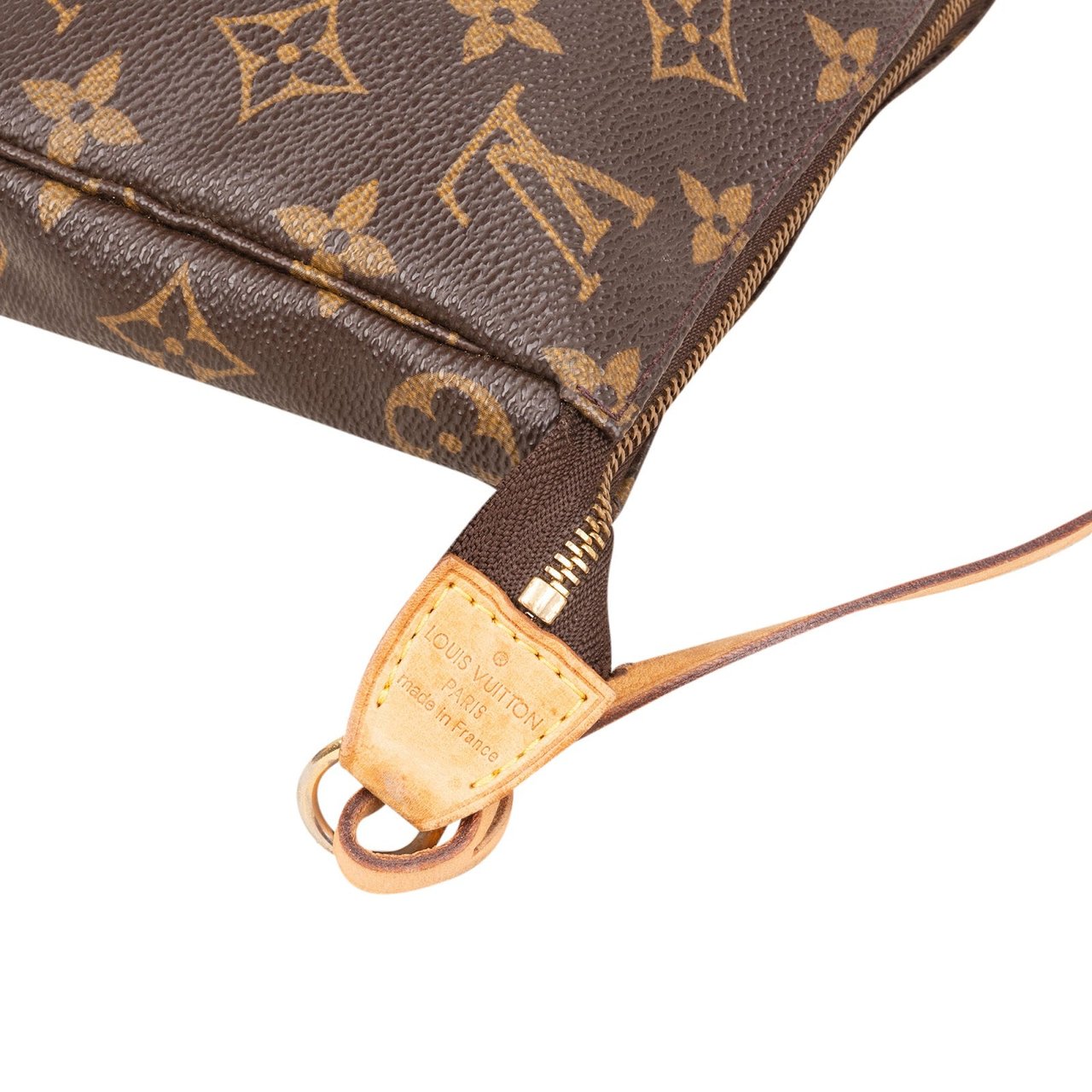 Louis Vuitton Monogram Canvas Pochette Accessoires Handbag Bruin
