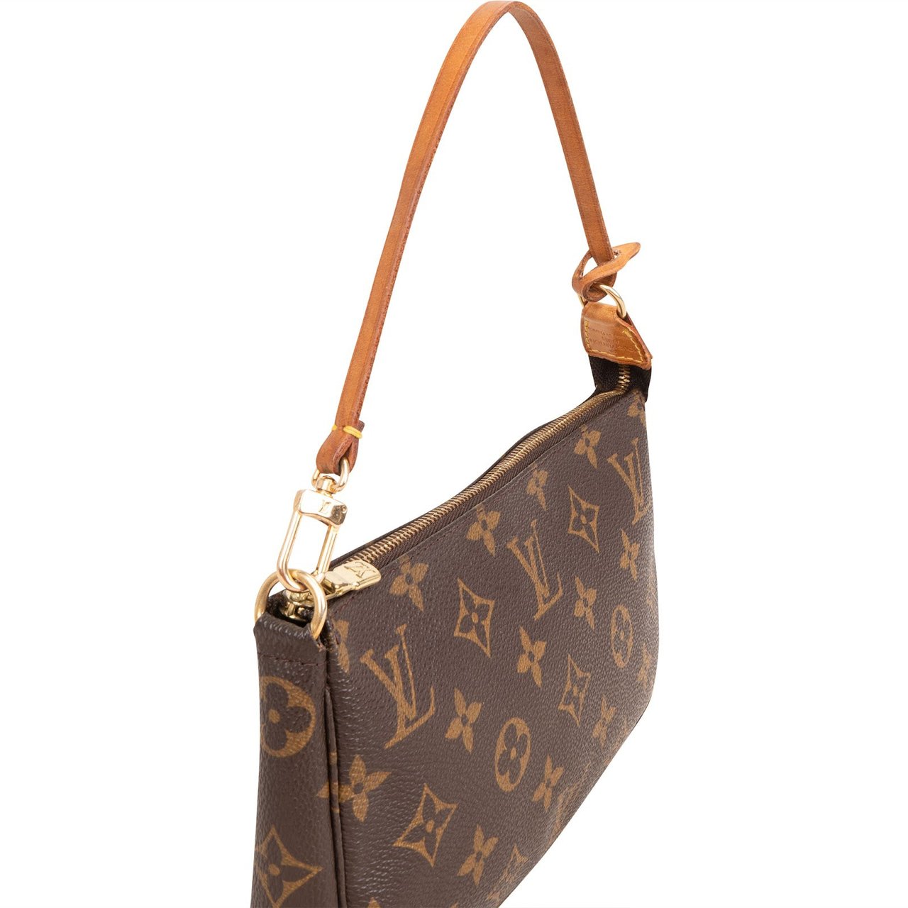 Louis Vuitton Monogram Canvas Pochette Accessoires Handbag Bruin