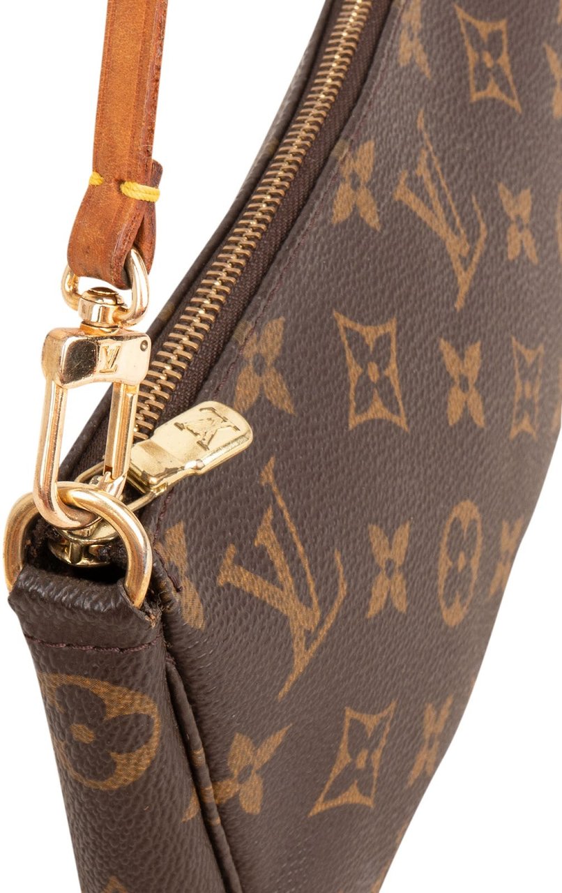 Louis Vuitton Monogram Canvas Pochette Accessoires Handbag Bruin
