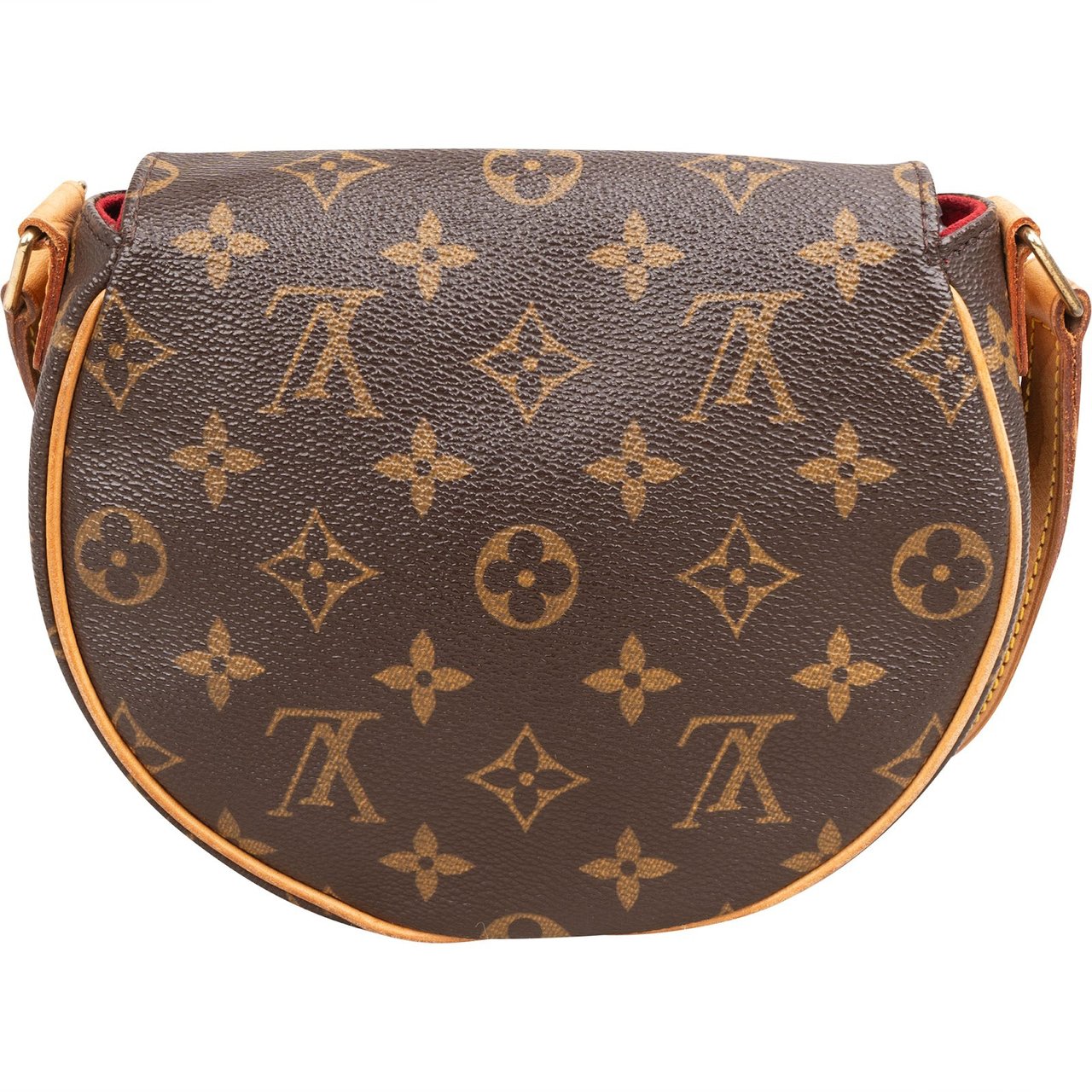 Louis Vuitton Monogram Canvas Tambourine Crossbody Bag Bruin