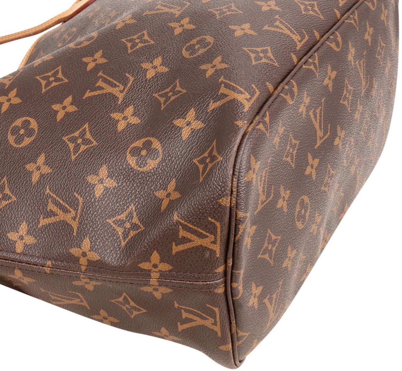 Louis Vuitton Monogram Canvas Neverfull MM Shoulder Bag Bruin