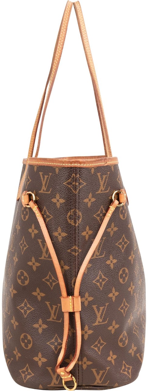 Louis Vuitton Monogram Canvas Neverfull MM Shoulder Bag Bruin