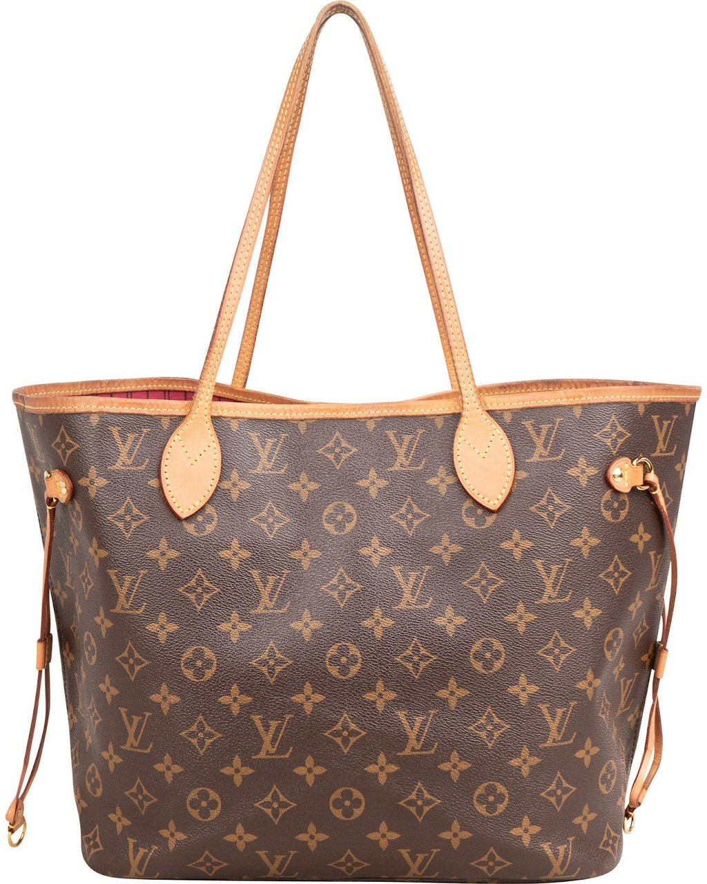 Louis Vuitton Monogram Canvas Neverfull MM Shoulder Bag Bruin