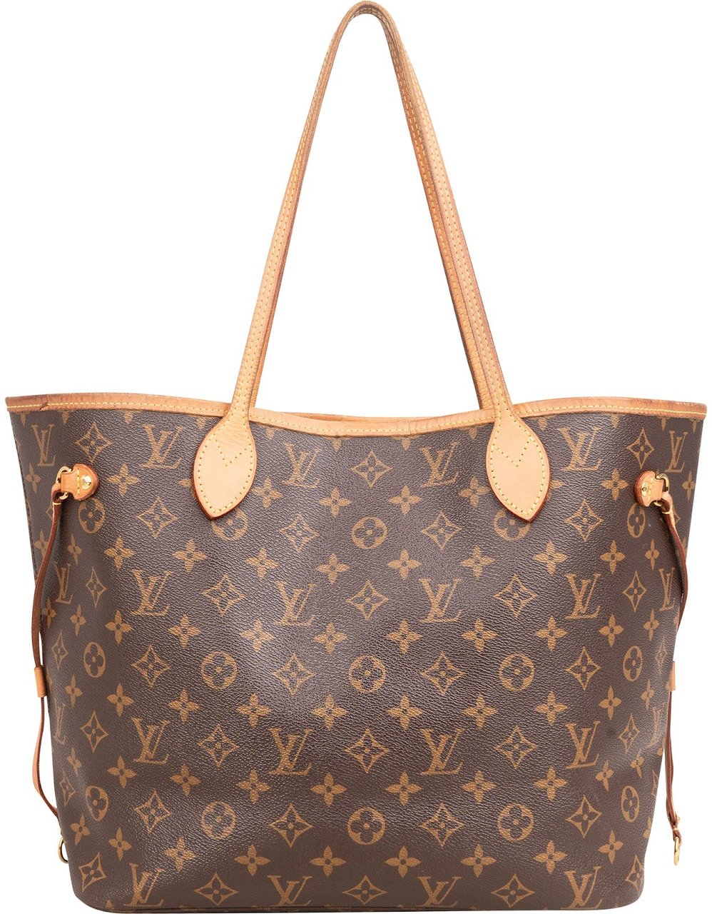 Louis Vuitton Monogram Canvas Neverfull MM Shoulder Bag Bruin