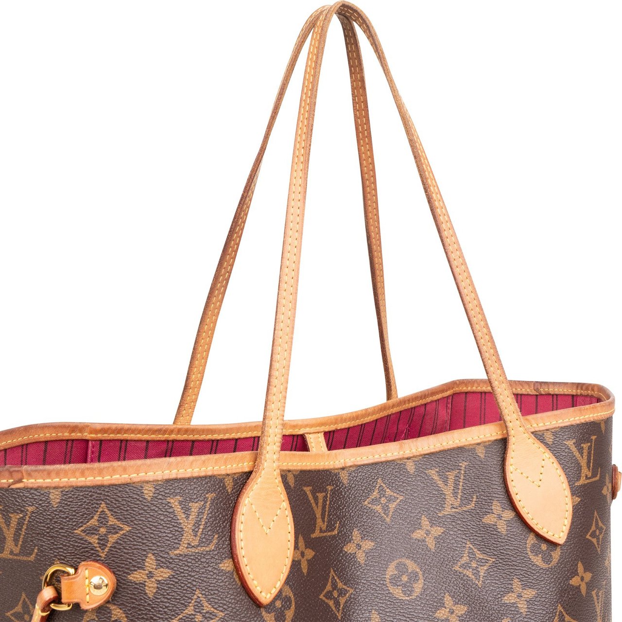 Louis Vuitton Monogram Canvas Neverfull MM Shoulder Bag Bruin