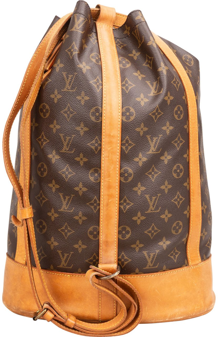 Louis Vuitton Monogram Randonnee GM Backpack Shoulder Bag Bruin