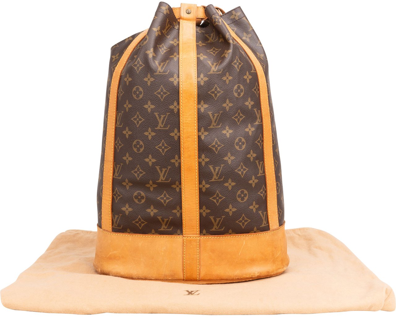 Louis Vuitton Monogram Randonnee GM Backpack Shoulder Bag Bruin