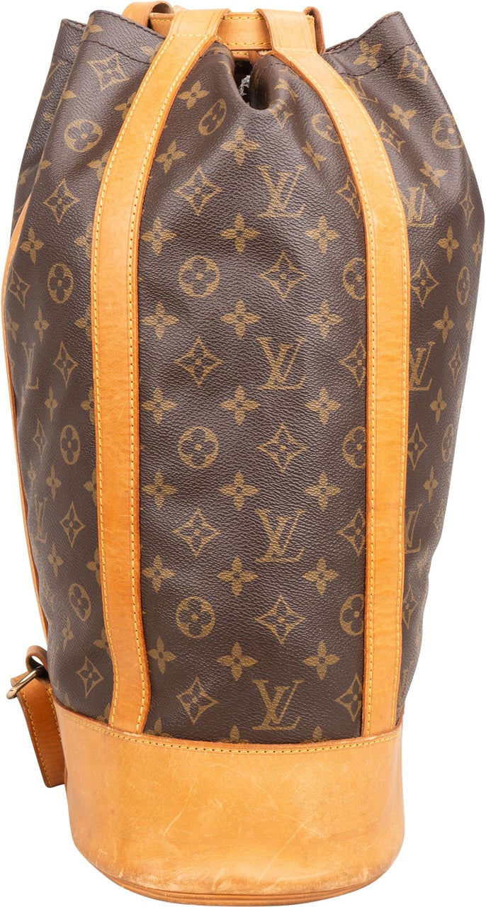 Louis Vuitton Monogram Randonnee GM Backpack Shoulder Bag Bruin