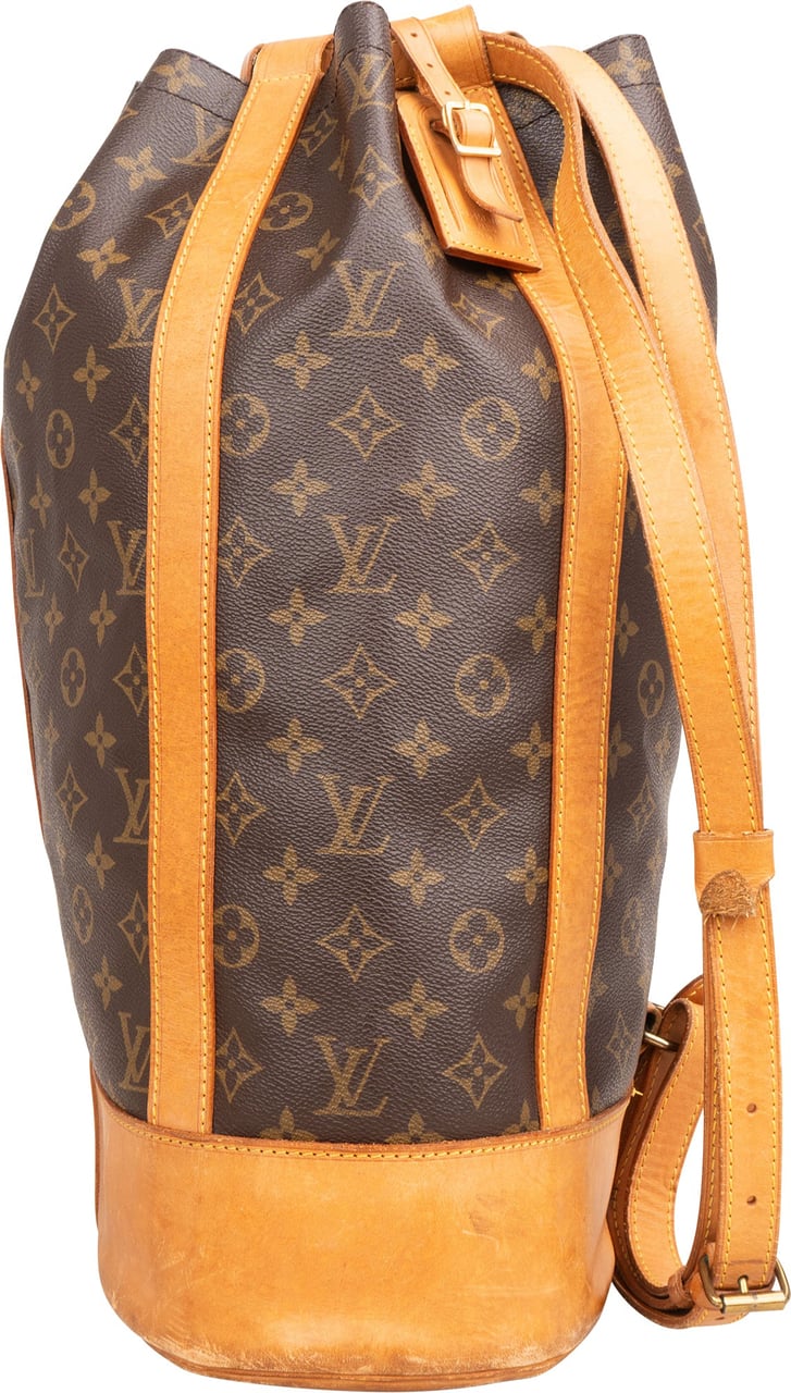 Louis Vuitton Monogram Randonnee GM Backpack Shoulder Bag Bruin