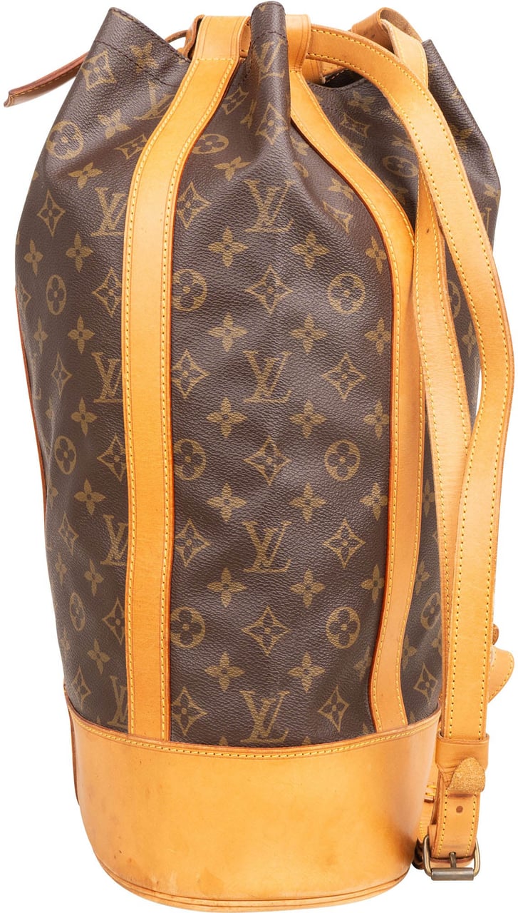 Louis Vuitton Monogram Randonnee GM Backpack Shoulder Bag Bruin