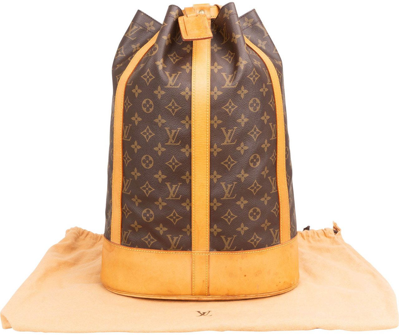 Louis Vuitton Monogram Randonnee GM Backpack Shoulder Bag Bruin