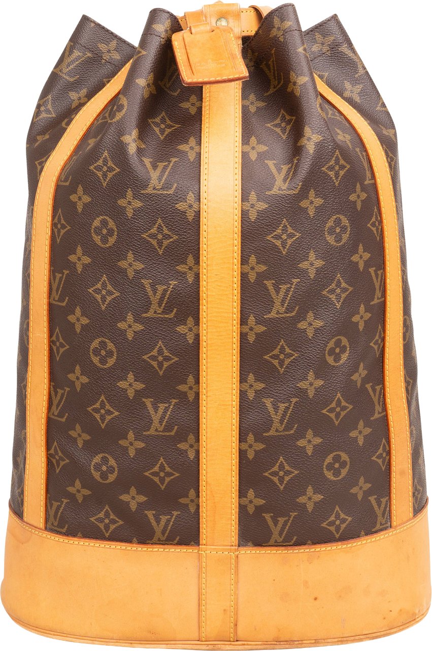 Louis Vuitton Monogram Randonnee GM Backpack Shoulder Bag Bruin