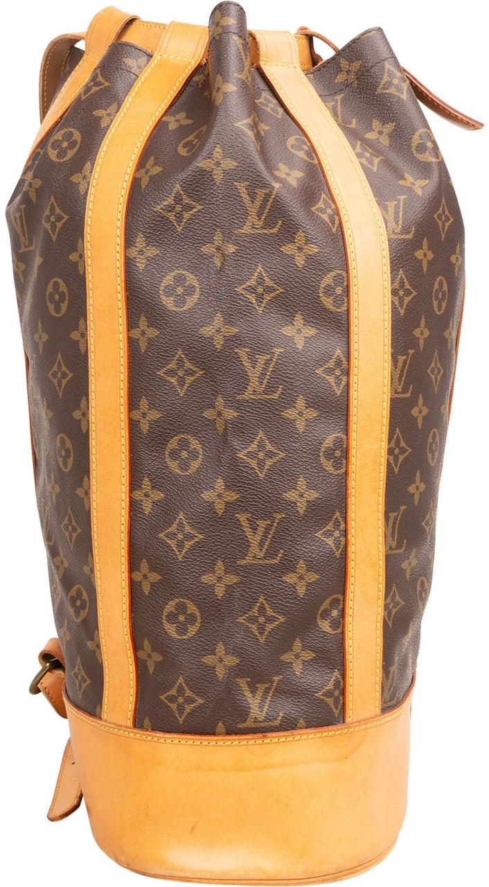 Louis Vuitton Monogram Randonnee GM Backpack Shoulder Bag Bruin