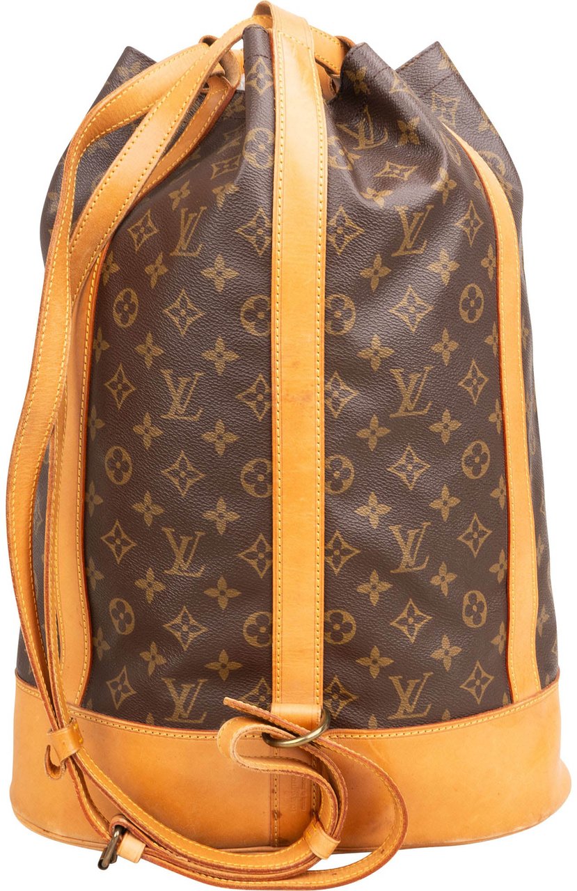 Louis Vuitton Monogram Randonnee GM Backpack Shoulder Bag Bruin