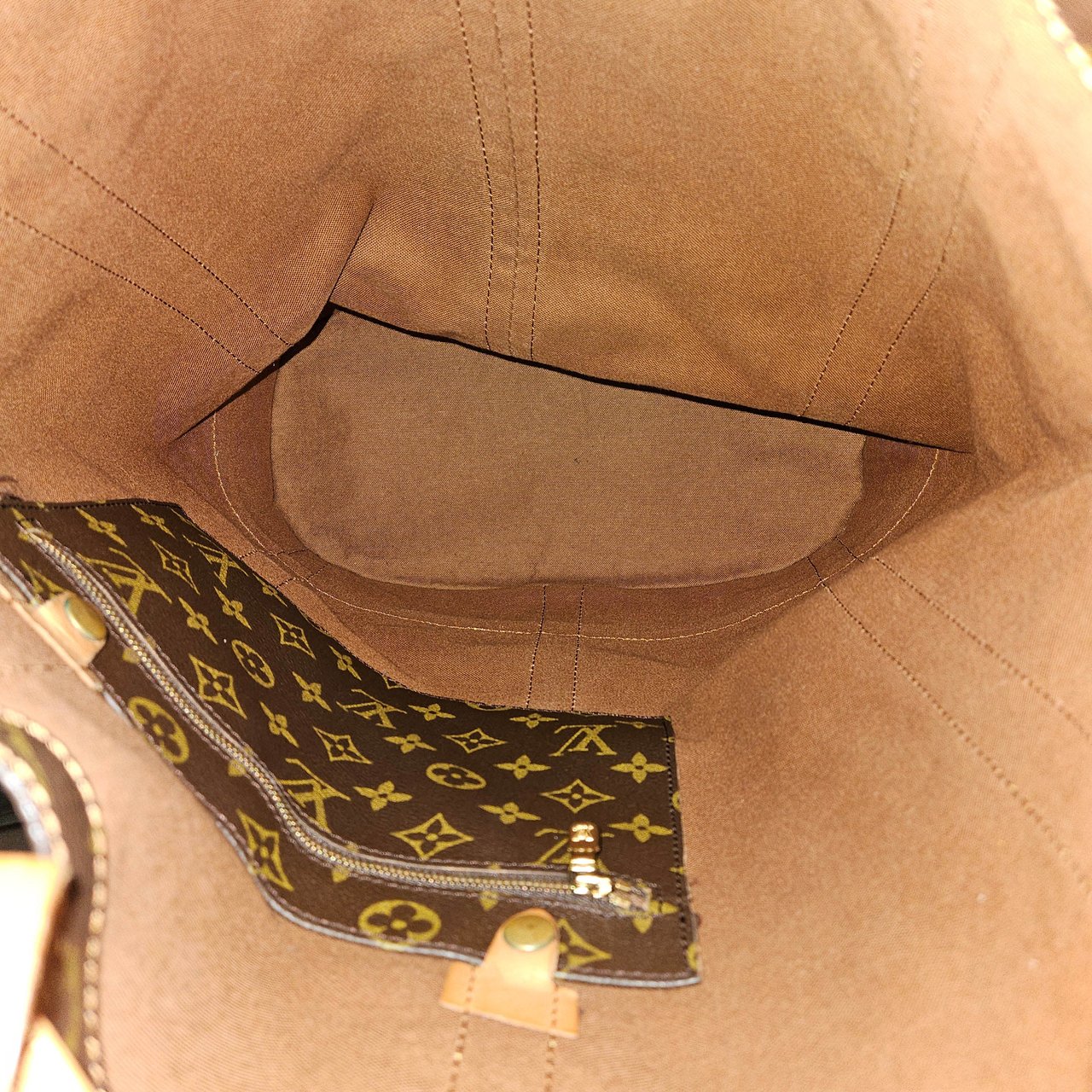 Louis Vuitton Monogram Randonnee GM Backpack Shoulder Bag Bruin