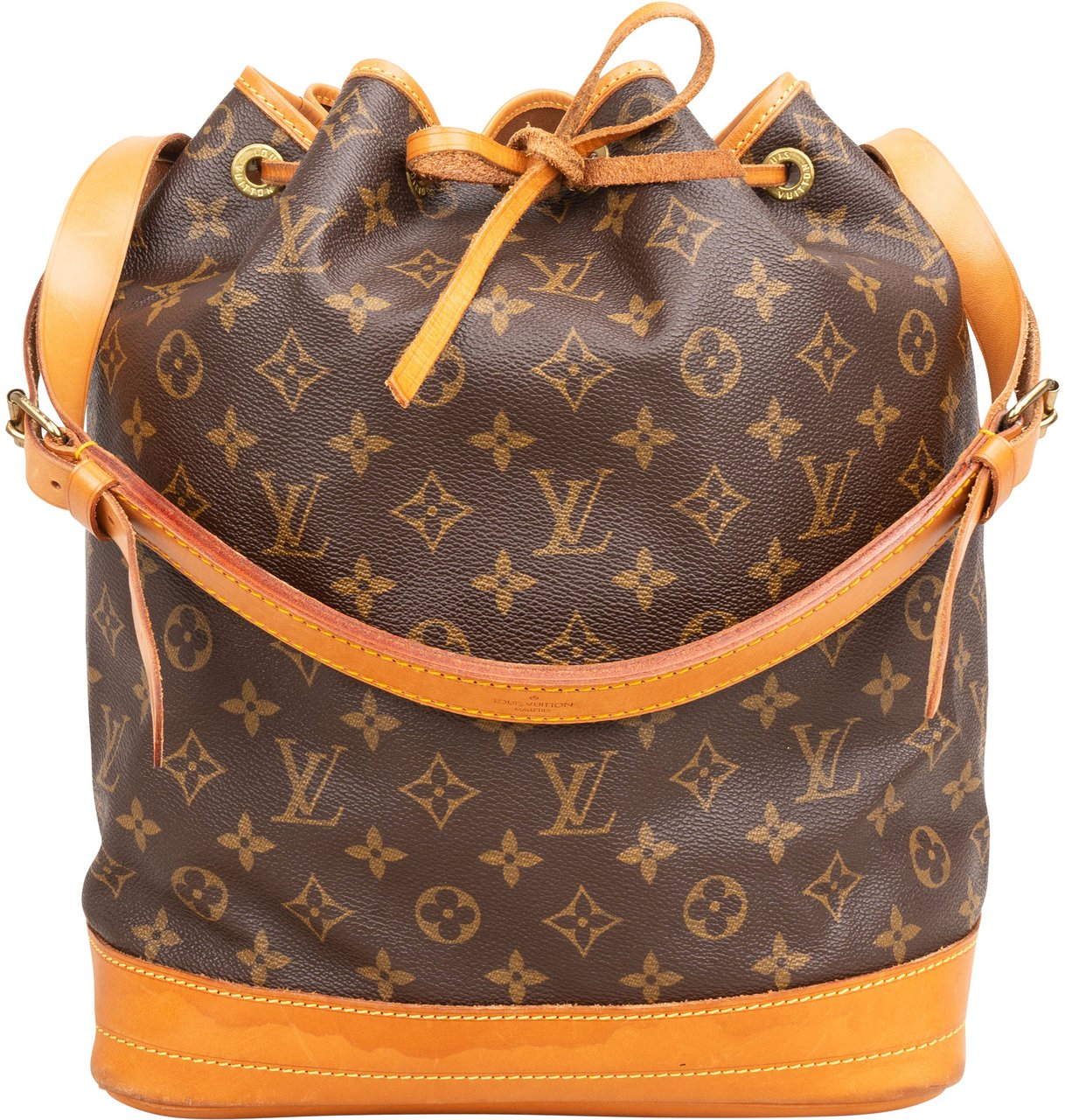 Louis Vuitton Monogram Canvas Sac Noé Grande Shoulder Bag Bruin