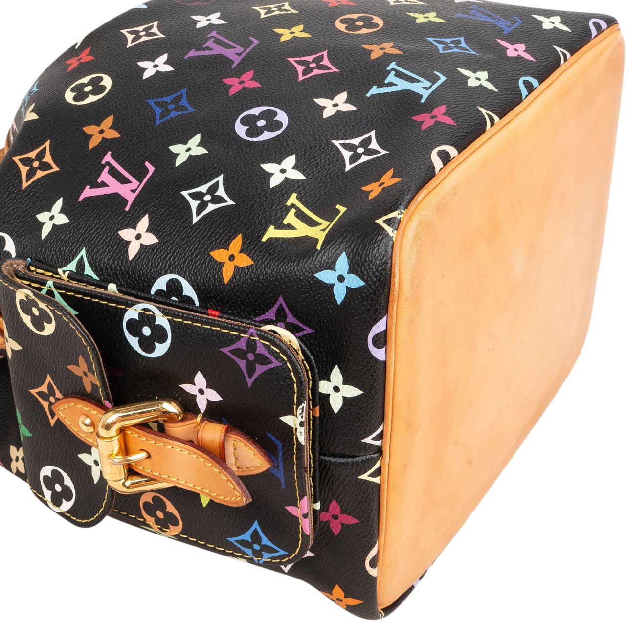 Louis Vuitton Monogram Murakami Multicolor Sac Noé Petit Shoulder Bag Zwart