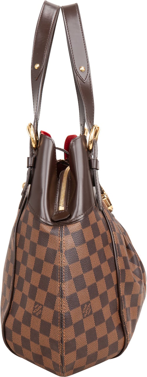 Louis Vuitton Monogram Damier Ebene Sistina GM Handbag Bruin