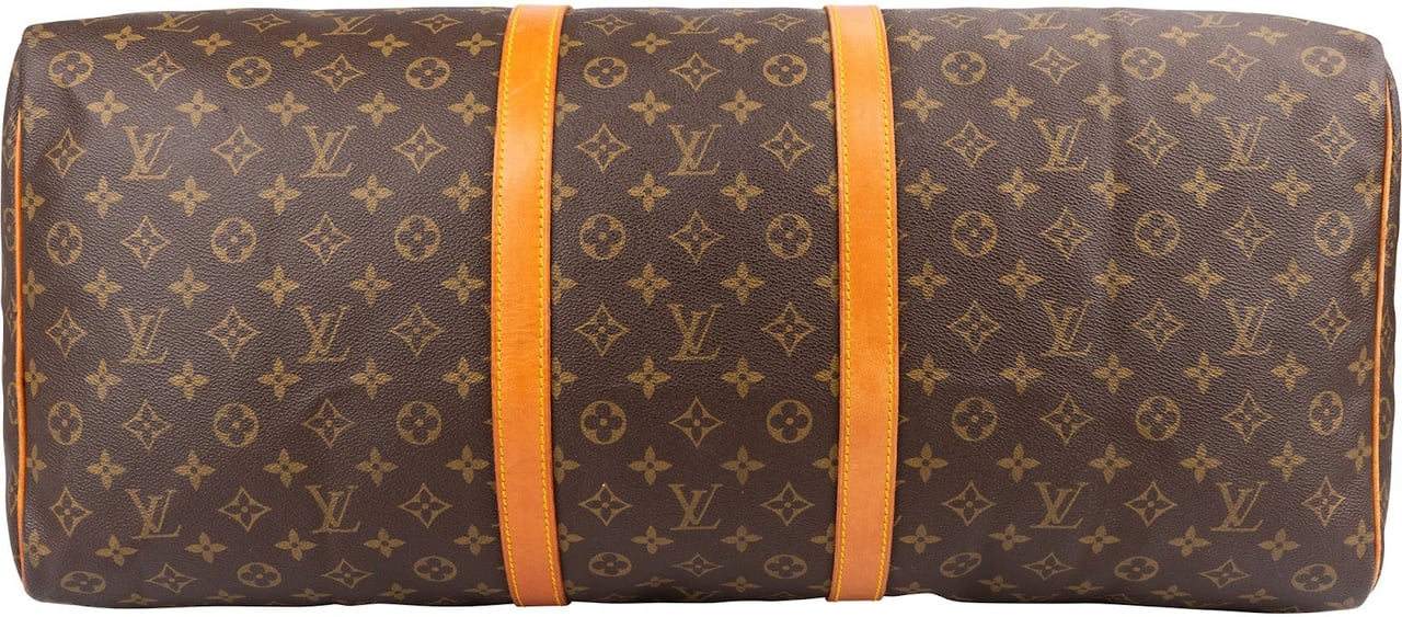Louis Vuitton Monogram Canvas Keepall 60 Travel Bag Bruin