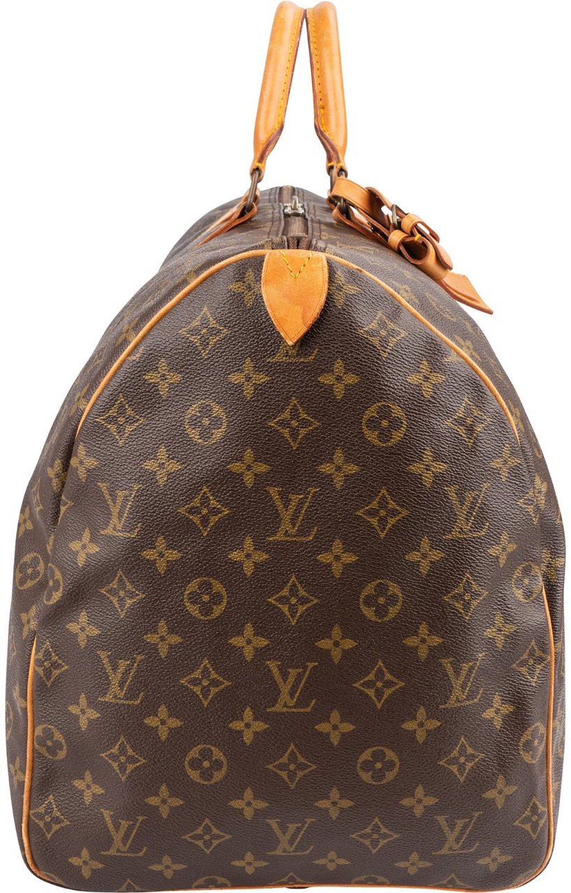 Louis Vuitton Monogram Canvas Keepall 60 Travel Bag Bruin