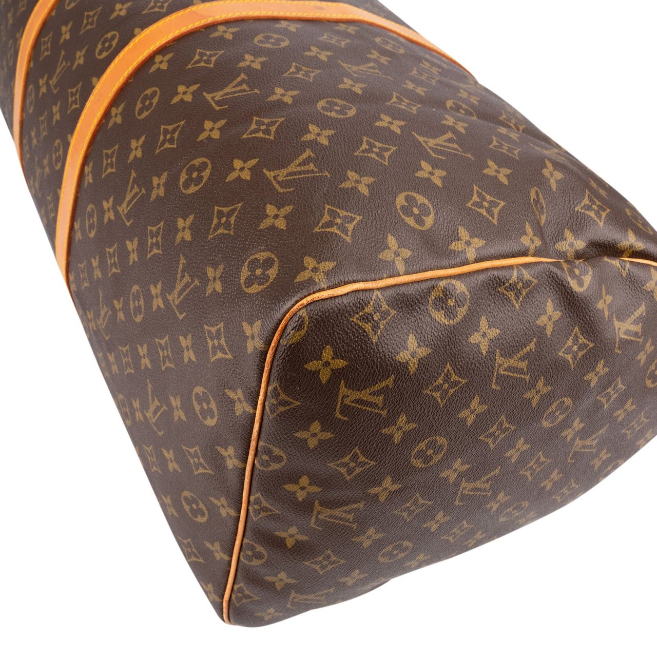 Louis Vuitton Monogram Canvas Keepall 60 Travel Bag Bruin