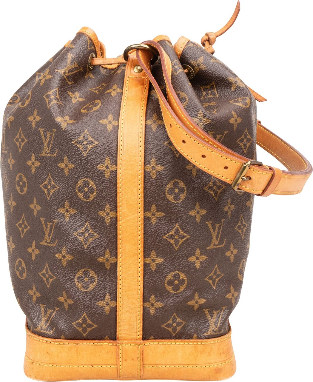 Louis Vuitton Monogram Canvas Sac Noé Grande Shoulder Bag Bruin