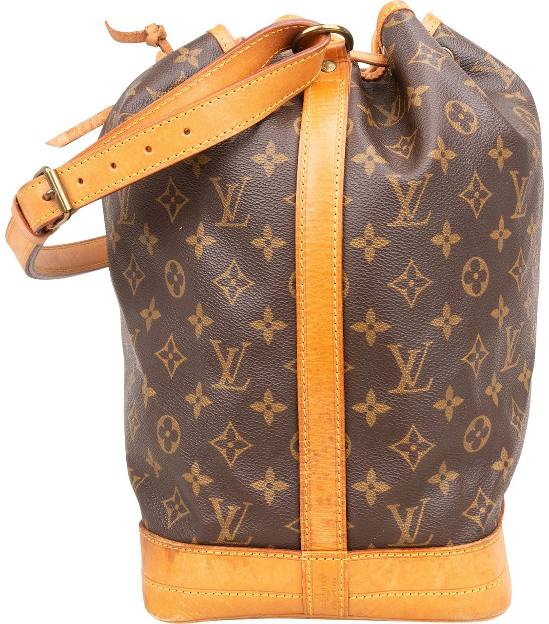 Louis Vuitton Monogram Canvas Sac Noé Grande Shoulder Bag Bruin