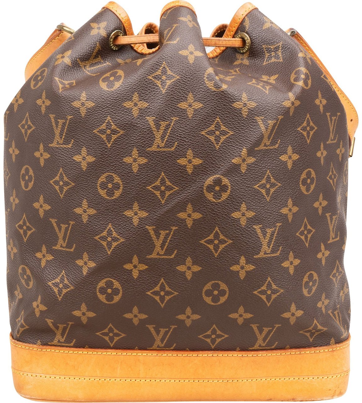 Louis Vuitton Monogram Canvas Sac Noé Grande Shoulder Bag Bruin