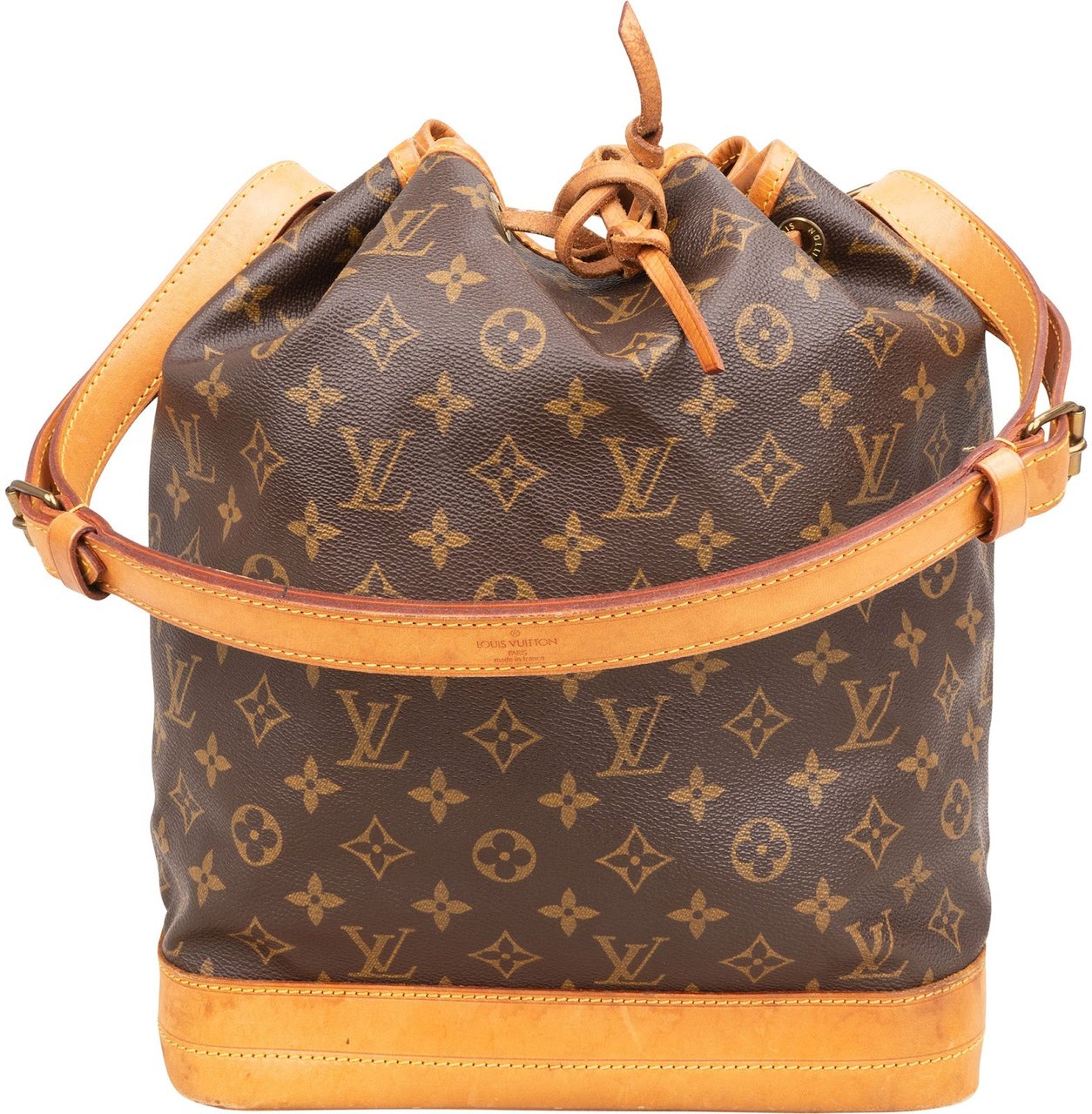 Louis Vuitton Monogram Canvas Sac Noé Grande Shoulder Bag Bruin