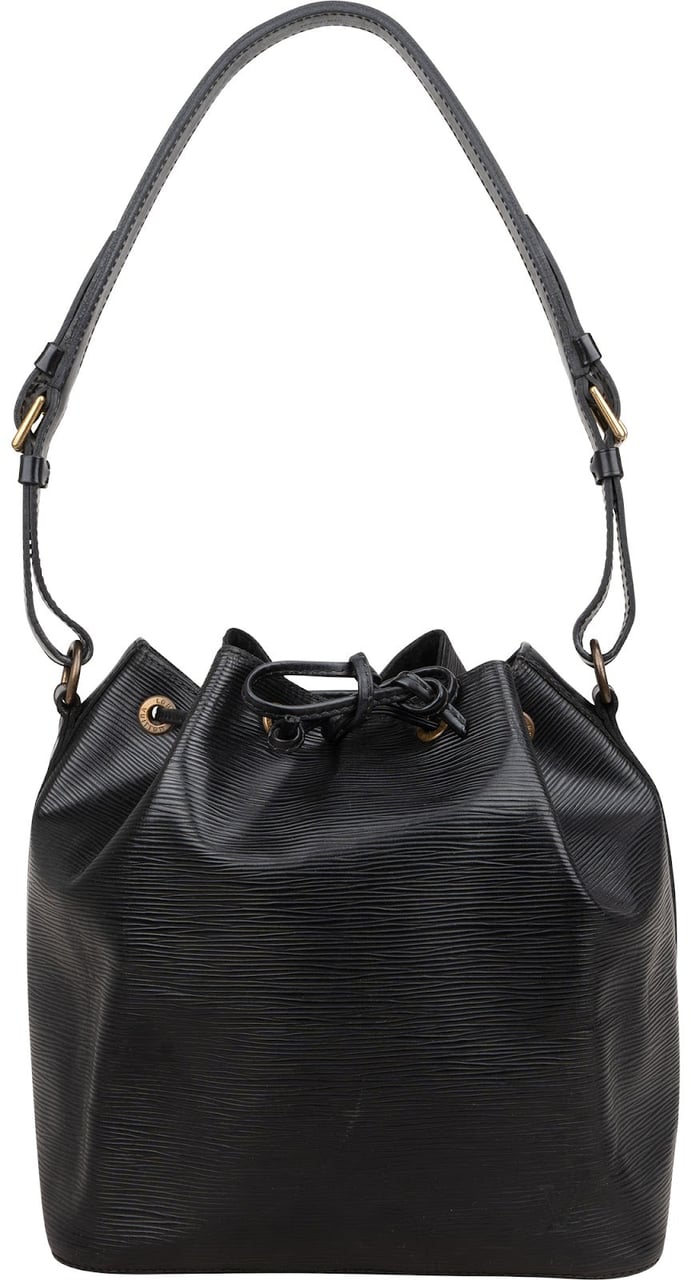 Louis Vuitton Noir Epi Leather Sac Noé Petit Shoulder Bag Zwart
